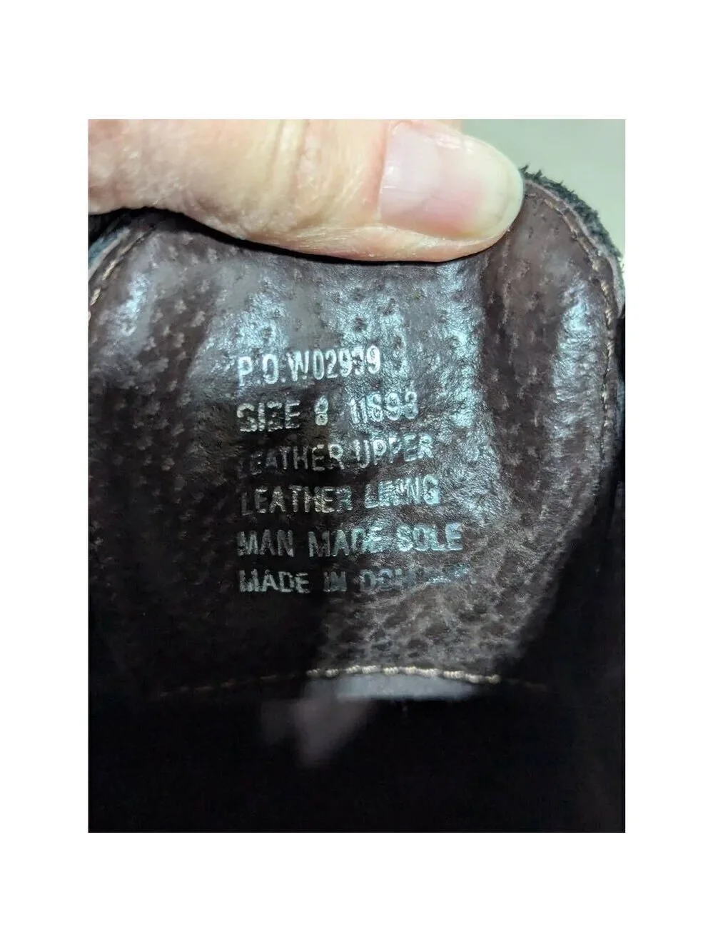 Kenneth Cole Reaction Men's Black Solid Leather High-Top Dress Shoe Size 8